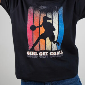 Airly Girls Got Goals Printed T-shirt For Women